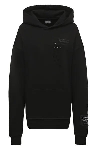 Хлопковое худи Comme des Fuckdown