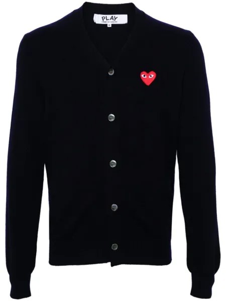 Comme Des Garçons Play шерстяной кардиган с V-образным вырезом, синий