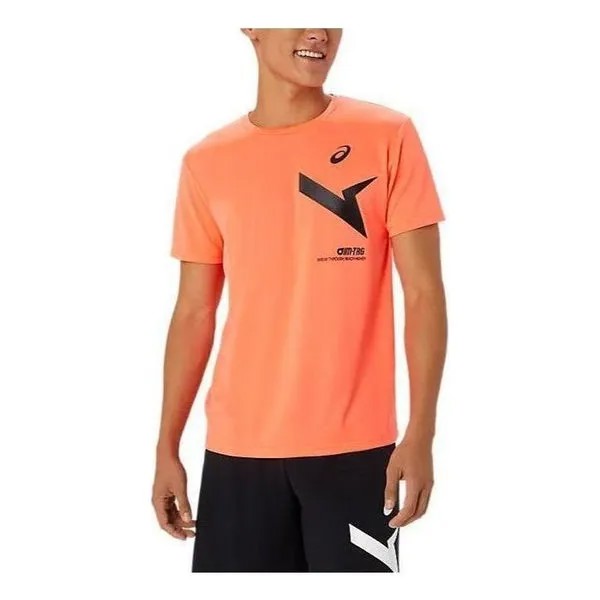 Футболка aim dry футболка с коротким рукавом Asics, красный