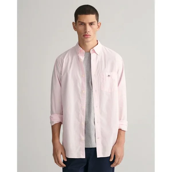 Рубашка с длинным рукавом Gant Reg, розовый