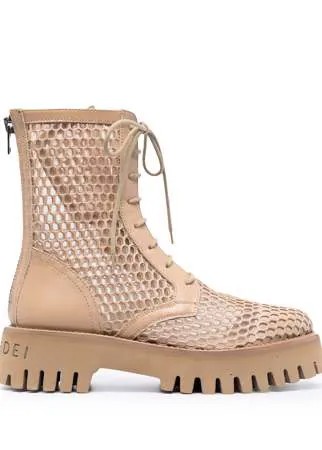 Casadei сетчатые ботинки на шнуровке