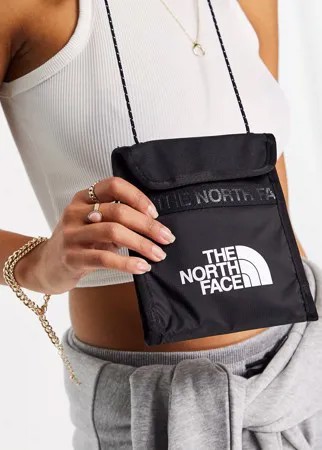 Черная сумка-кошелек на шею The North Face Bozer-Черный цвет
