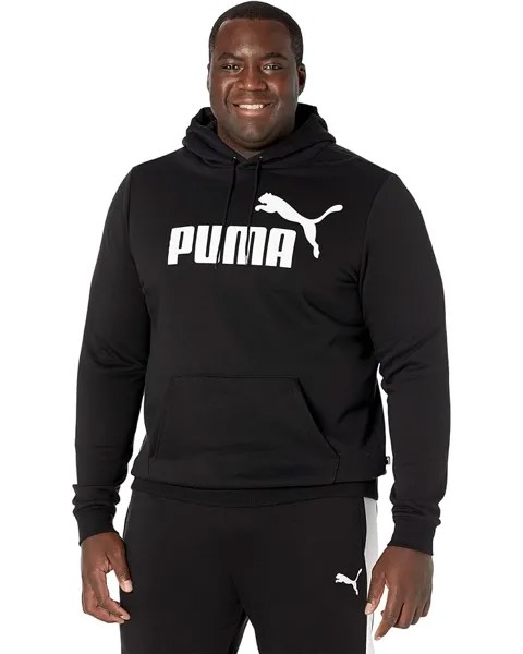 Худи PUMA Big & Tall Essentials Big Logo Fleece, цвет Cotton Black