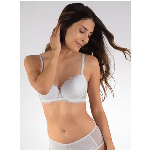 Бюстгальтер  Naturana Light Lace, размер 85A, белый