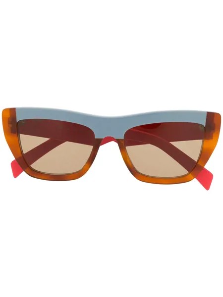 Marni Eyewear солнцезащитные очки в прямоугольной оправе