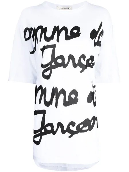 Comme Des Garçons slogan crew-neck T-shirt