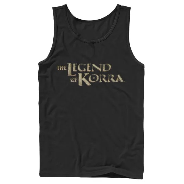Мужская майка с логотипом Nickelodeon Legend of Korra Golden Stone