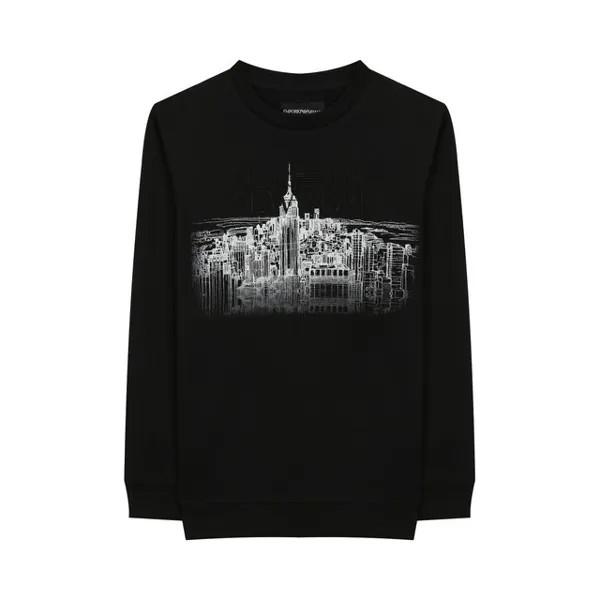Хлопковый свитшот Emporio Armani