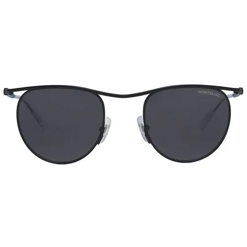Солнцезащитные очки Montblanc 0168S 001, серый, черный