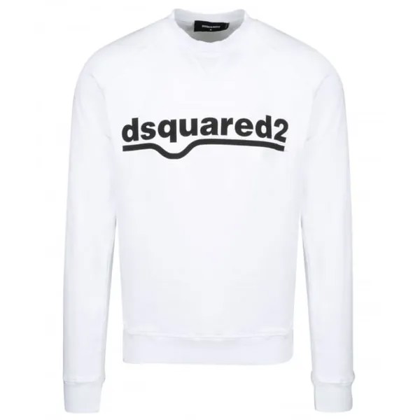 Классический толстовка реглан с логотипом Dsquared2, белый