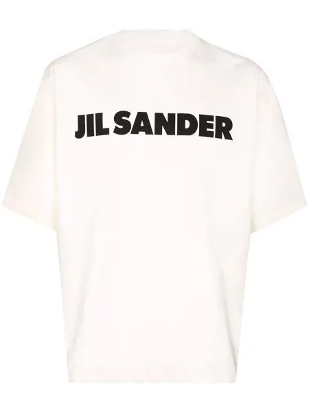 Jil Sander футболка оверсайз с логотипом