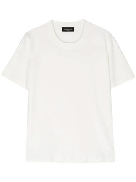 Roberto Collina футболка из джерси с круглым вырезом, белый