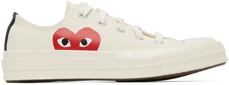 Кроссовки Off-White Converse Edition Half Heart Chuck 70 Low Comme des Garçons Play