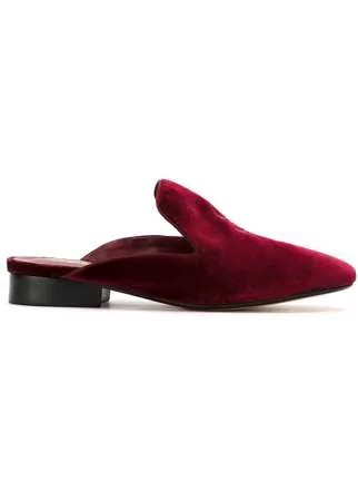 Sarah Chofakian velvet mules