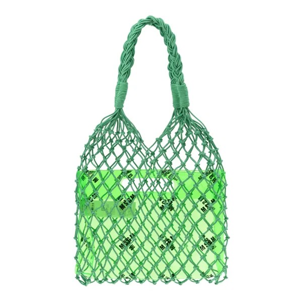 Плетеная сумка с клатчем внутри 27х35х3 см MSGM детская