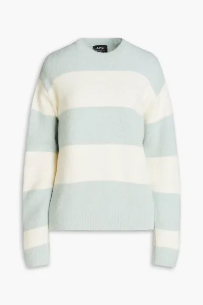 Полосатый свитер из альпаки A.P.C., голубое небо