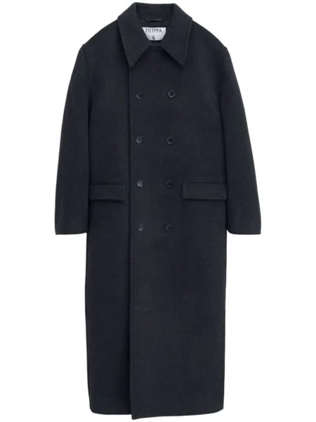 Filippa K двубортное пальто, серый