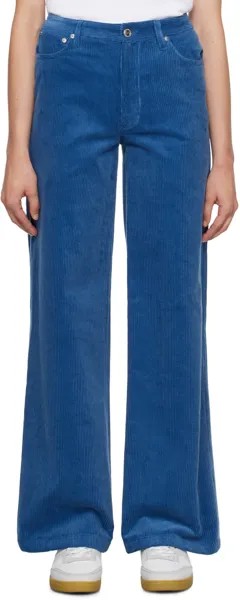 Синие джинсы Elisabeth на молнии A.P.C.