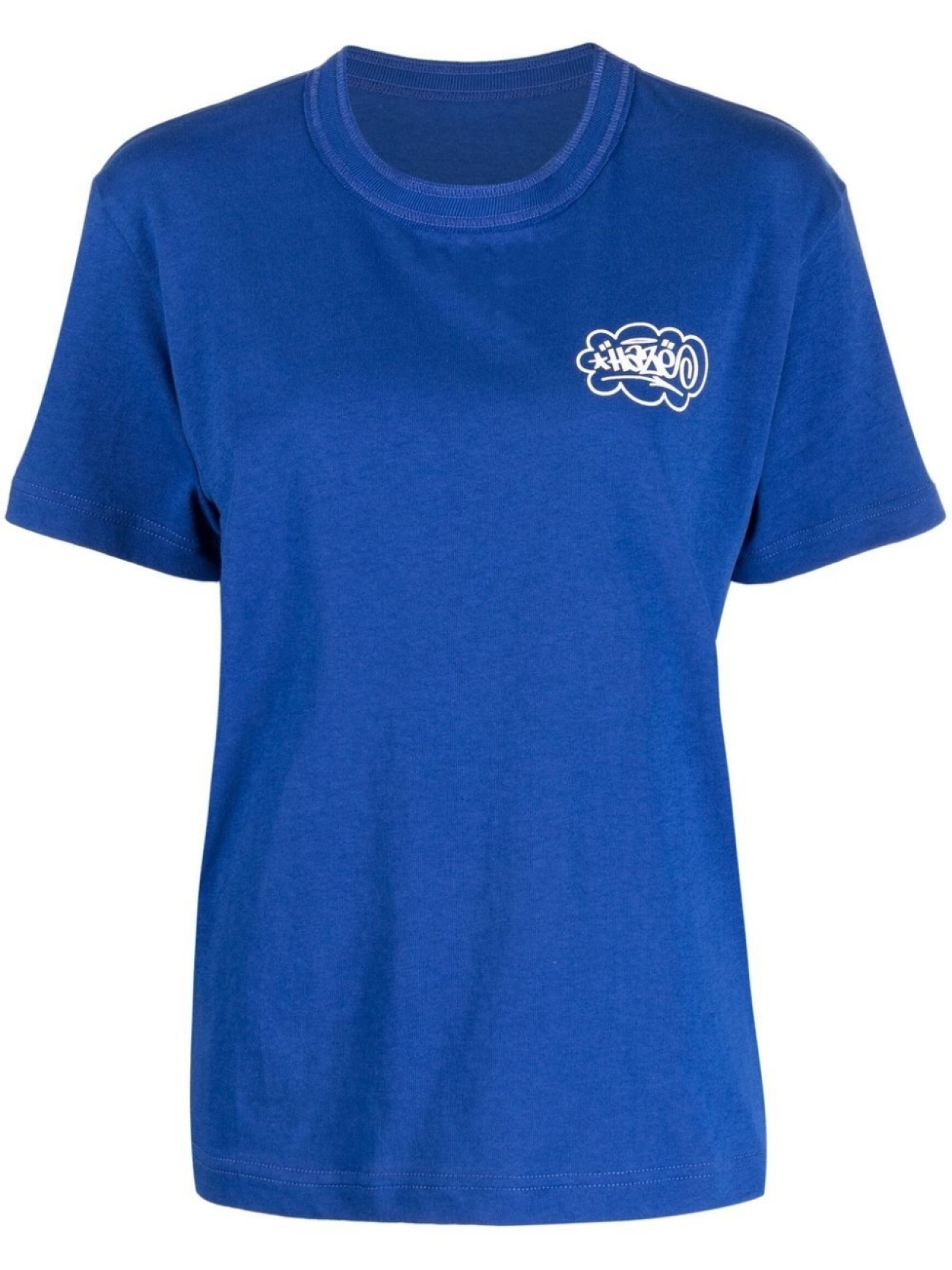 Sacai футболка с принтом Onekindword из коллаборации с Eric Haze, синий