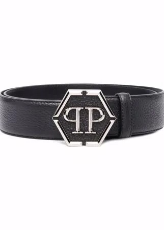 Philipp Plein ремень Iconic с пряжкой-логотипом
