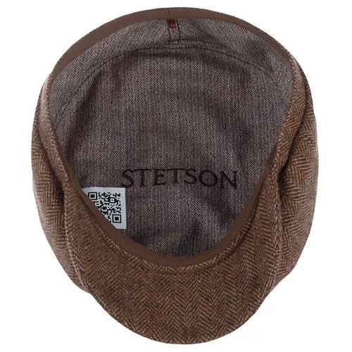 Кепка STETSON арт. 6840514 HATTERAS WOOLRICH (светло-коричневый), размер 59