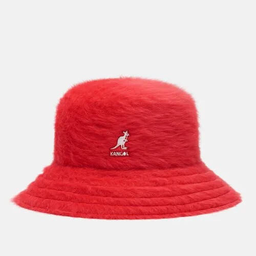 Панама KANGOL, ангора, утепленная, размер l, красный