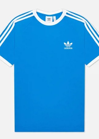 Мужская футболка adidas Originals Adicolor Classics 3-Stripes, цвет голубой, размер XXL