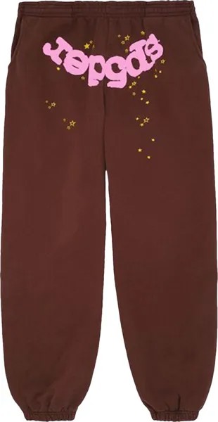 Спортивные брюки Sp5der Classic Sweatpant 'Brown', коричневый