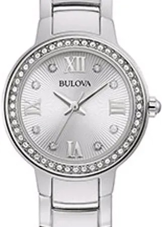 Японские наручные  женские часы Bulova 96L280. Коллекция Crystal Ladies