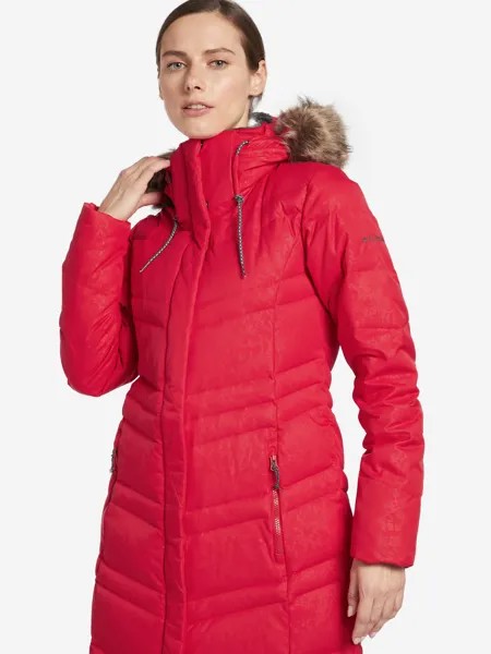 Пальто пуховое женское Columbia Catherine Creek Mid Down Jacket, Красный