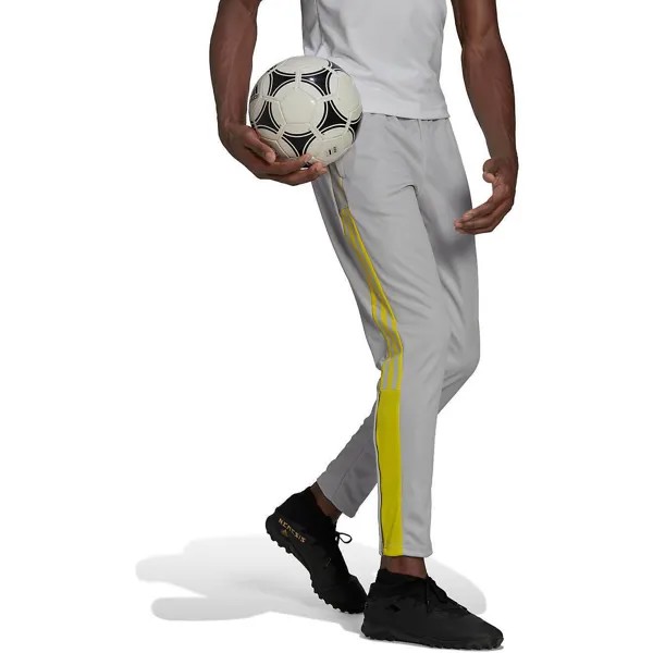 Мужские спортивные брюки adidas TIRO серо-желтые HK3118