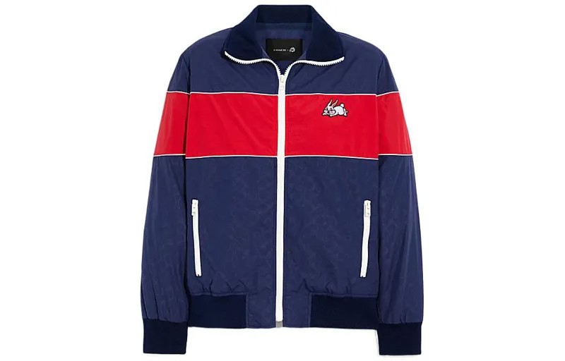 COACH Мужская куртка, цвет Colored navy blue