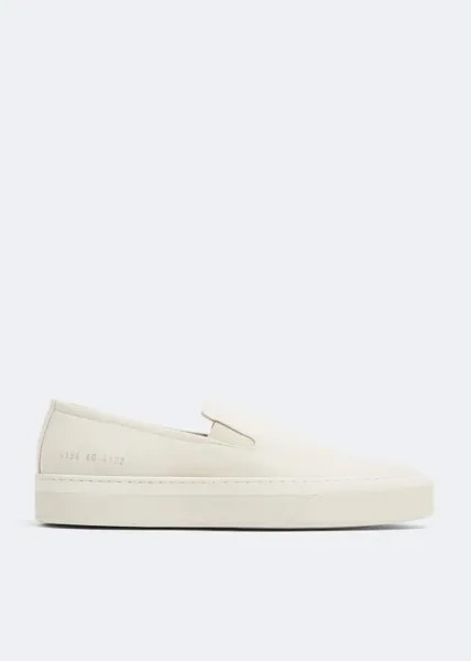 Кроссовки COMMON PROJECTS Slip-on sneakers, белый