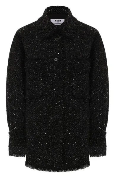 Твидовая рубашка MSGM