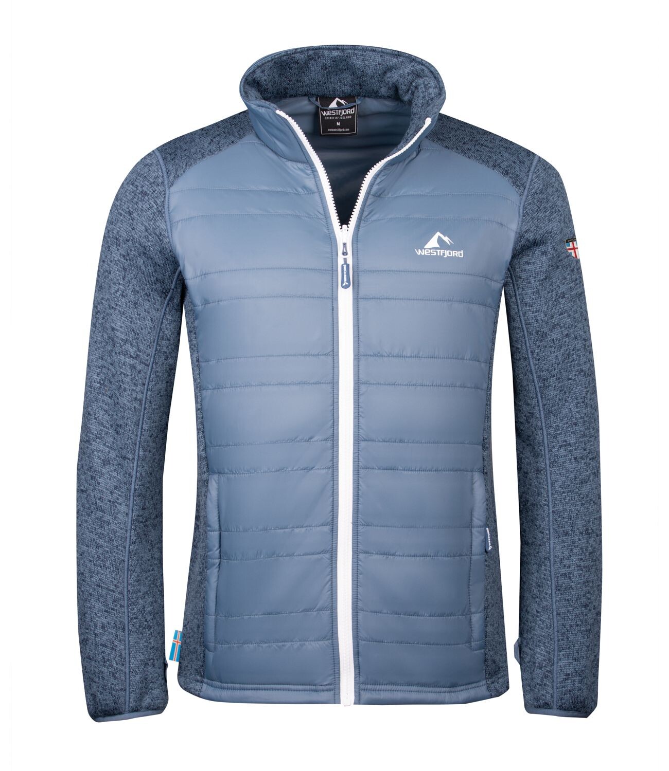 Флисовая куртка Westfjord Fleece Gullfoss, цвет Klippenblau/Weiß