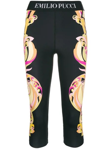 Emilio Pucci printed cropped leggings