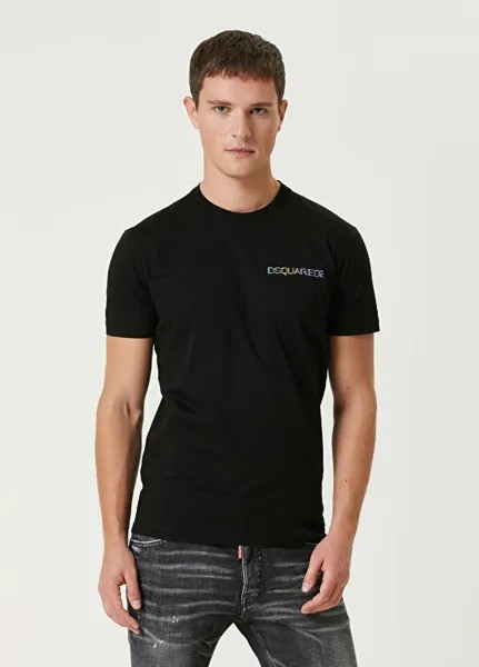 Классная футболка Palm Beach Dsquared2, черный