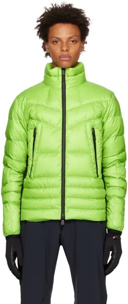 Зеленый пуховик Canmore Moncler Grenoble