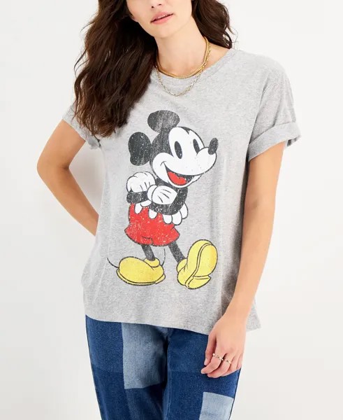 Классическая футболка с рисунком микки для юниоров Disney, мульти