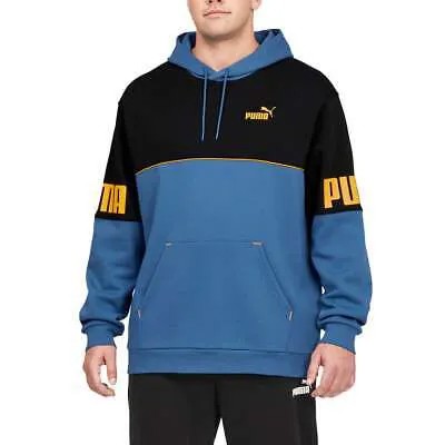 Puma Power Colorblock Pullover Hoodie Big Tall Mens Size 4XLT Повседневная верхняя одежда