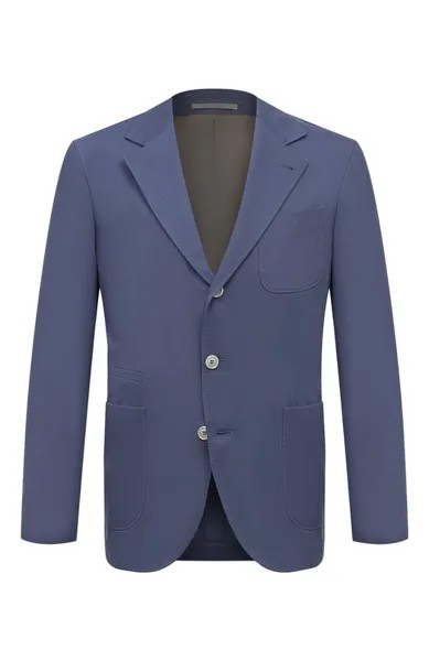 Хлопковый пиджак Brunello Cucinelli