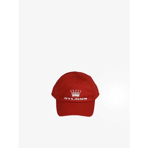 Кепка Stussy 93 Slick Crown Low Pro Cap, размер OneSize, бордовый