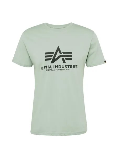 Футболка Alpha Industries, пастельно-зеленый