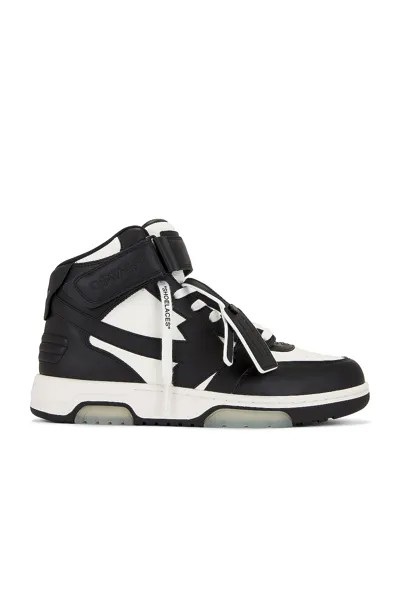 Кроссовки Off-White Out Of Office Mid Top, цвет White & Black