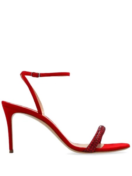 Casadei сандалии Stratosphere 95 мм, красный
