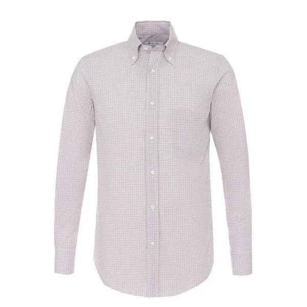 Хлопковая рубашка с воротником button down Loro Piana