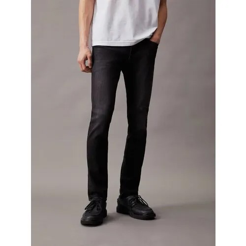 Джинсы скинни Calvin Klein Jeans, размер 33/34, denim black