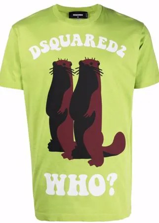 Dsquared2 футболка с графичным принтом