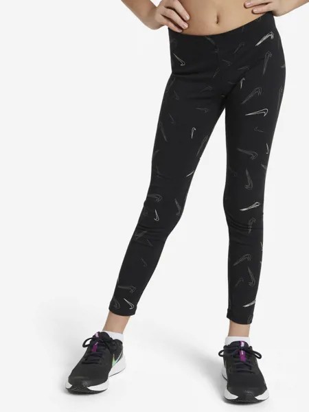 Легинсы для девочек Nike Sportswear Dance, Черный