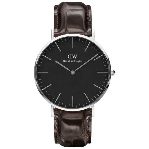 Наручные часы Daniel Wellington Classic, коричневый, серебряный